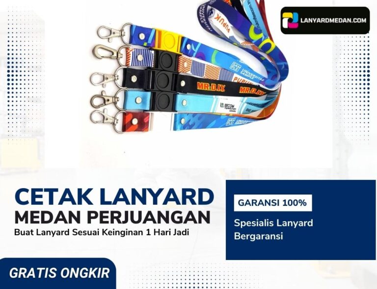 Jasa Cetak Lanyard Medan perjuangan fast delivery