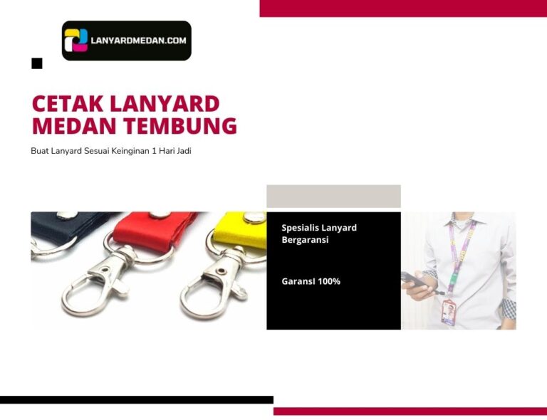 Jasa Cetak Lanyard Medan tembung desain inovatif